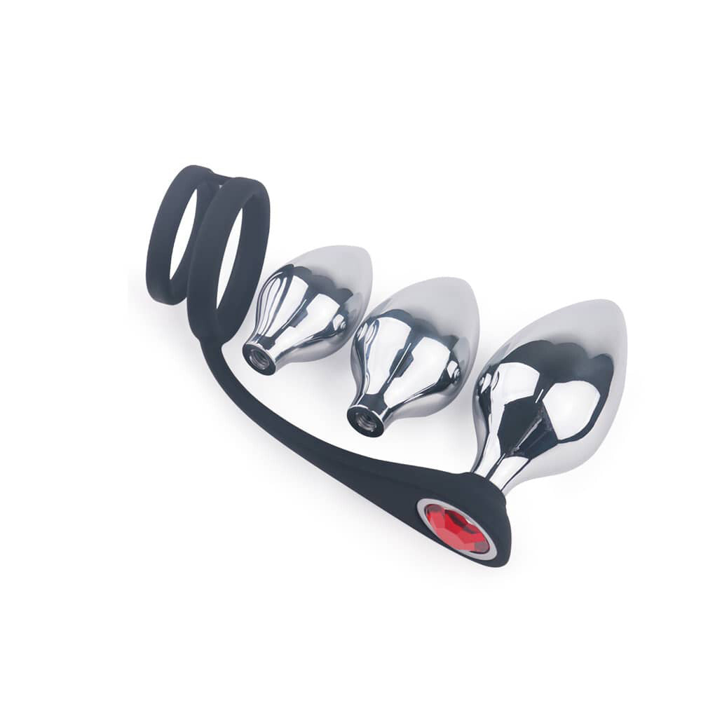 Plug Anale e Anello Fallico Pleasure Bully