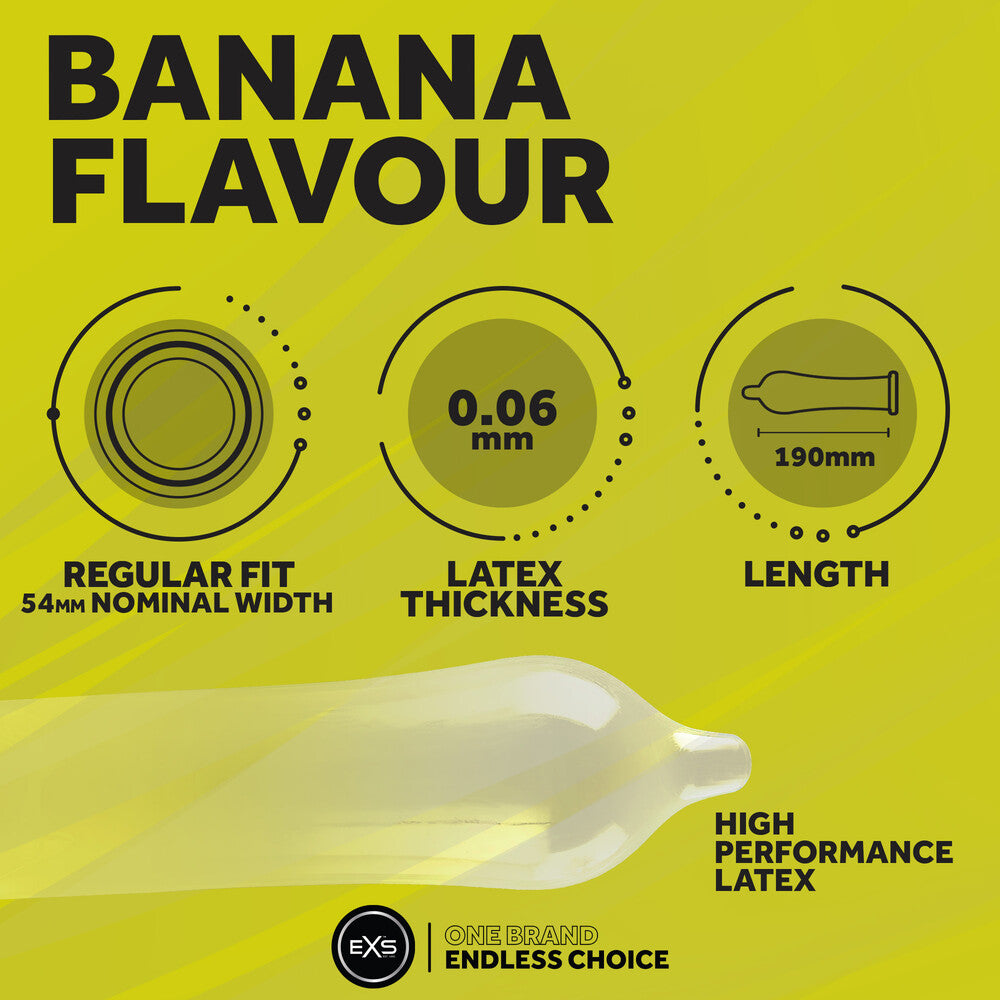Preservativi Aromatizzati EXS Banana